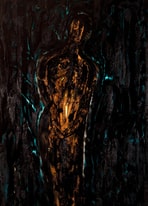 Man with candle